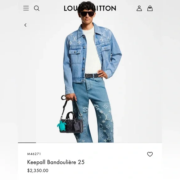 Louis Vuitton Keepall Bandoulière 25 - Picture 2 of 16